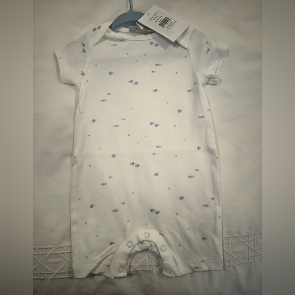 The White Company NWT Fish Print Shortie